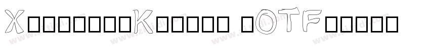 XuandongKaishu (OTF)字体转换